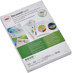Lamineerhoes 216x303mm 2x250mic GBC A4 ds/50
