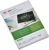 Lamineerhoes 216x303mm 2x125mic GBC A4 mat ds/100