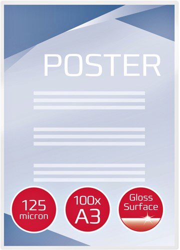 Lamineerhoes 303x426mm 2x125mic GBC A3 mat ds/100-2