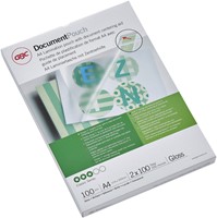 Lamineerhoes 216x303mm 2x100mic GBC A4 ds/100