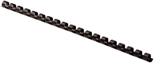 Bindrug Fellowes 6mm 21rings A4 zwart 100stuks-2