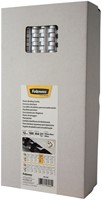 Bindrug Fellowes 12mm 21rings A4 wit 100stuks