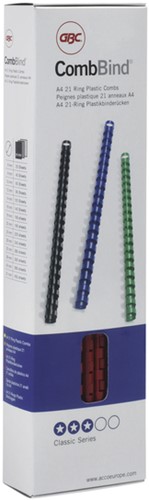 Bindruggen 21r.  6mm blauw ds/100