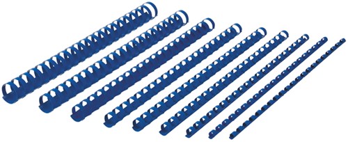 Bindruggen 21r.  6mm blauw ds/100-3