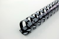 Bindruggen 21r.  8mm zwart ds/100-2