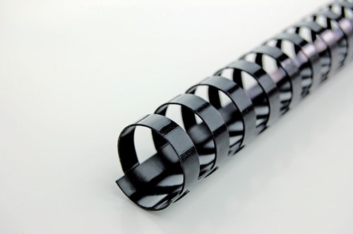 Bindruggen 21r.  8mm zwart ds/100-2