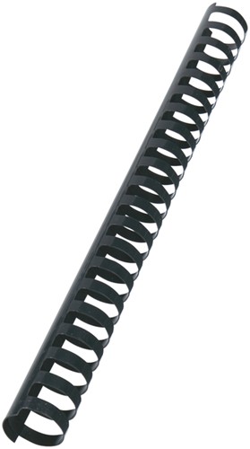 Bindruggen 21r. 25mm zwart ds/50-3