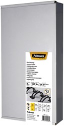 Bindruggen Wirebind 34r  6mm zwart Fellowes ds/100