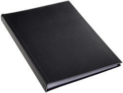 Showalbum A4 Rillstab 60 tassen zwart