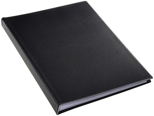 Showalbum A4 Rillstab 60 tassen zwart