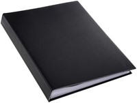 Showalbum A4 Rillstab 80 tassen zwart