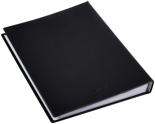 Showalbum A4 Rillstab 80 tassen zwart-2