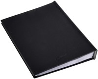 Showalbum A4 Rillstab 100 tassen zwart-2