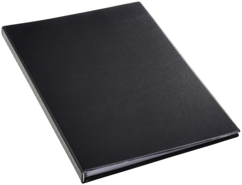 Showalbum A4 Rillstab 40tas zwart