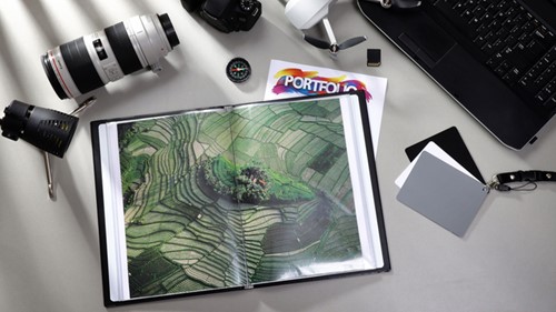 Showalbum A4 Rillstab 40tas zwart-3