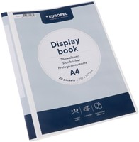 Showmap Europel frontview A4 20-tassen wit