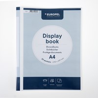 Showmap Europel frontview A4 20-tassen wit-2