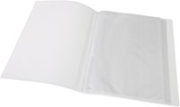Showmap Europel frontview A4 20-tassen wit-2