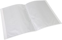 Showmap Europel frontview A4 20-tassen wit-1