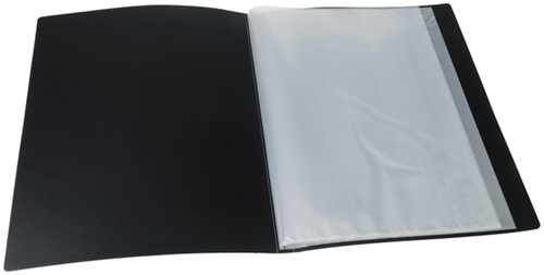 Showmap Europel frontview A4 10-tassen antraciet-3