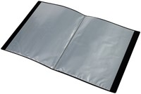 Showmap Europel frontview A4 10-tassen antraciet-3