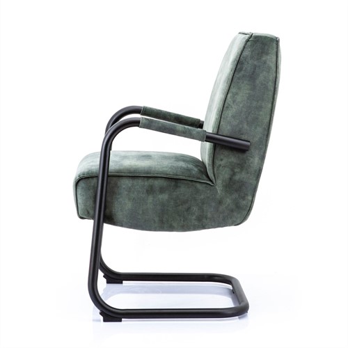 Vergaderstoel, sledeframe zwart, Adore hunter-2