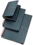 Telefoonregister A7 zwart spiraal