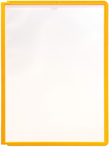 Infotas Durable sherpa A4 geel pk/5