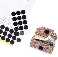 Klittenband stippen Folia pak/30-1