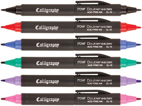 Kalligrafiepen Itoya CL10 1,5/3,0mm penpunt blauw-2