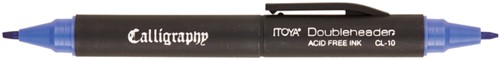 Kalligrafiepen Itoya CL10 1,5/3,0mm penpunt blauw