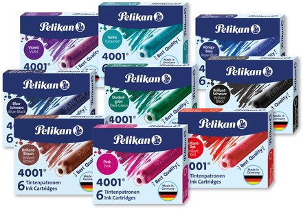 Inktpatronen Pelikan 4001 kon.bl ds/6-2