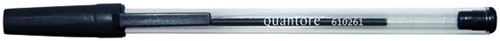 Balpen Quantore met dop zwart-2