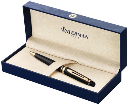 Balpen Waterman Expert GT laque zwart M-3
