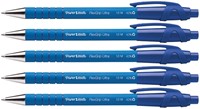 Balpen Paper Mate Flexgrip drukknop M blauw pk/5-2
