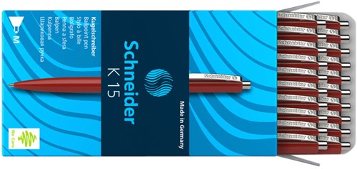 Balpen Schneider K15 rood-3