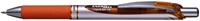 Gelschrijver Pentel Energel BL77 drukknop 0.4mm oranje