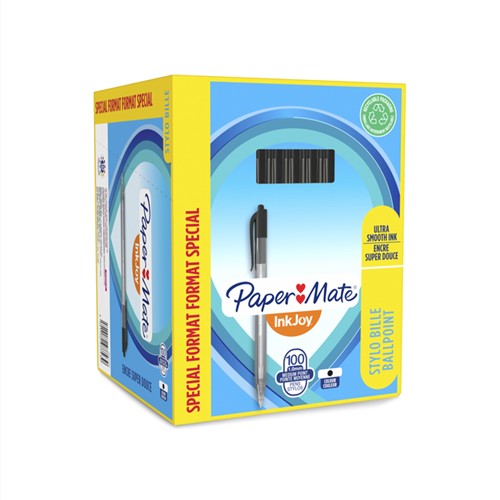 Balpen Paper Mate Inkjoy 100RT M zwart