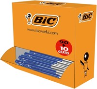 Balpen Bic M10 blauw 90 + 10 gratis