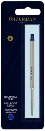 Balpenvulling Waterman M blauw 