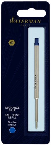 Balpenvulling Waterman F blauw