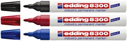 Viltstift Edding 8300 industrie rood-3