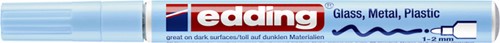 Viltstift Edding 751 lakmarker pastel blauw-2