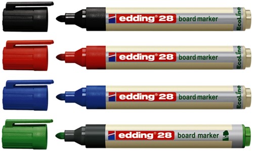 Viltstift Edding 28 EcoLine whiteboard rood-2