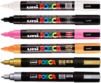 Paintmarker Uni POSCA PC5M medium zilver-5