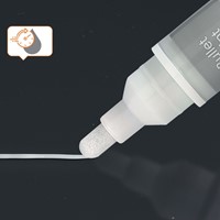 Viltstift Nobo glasbord wit pak/4-1