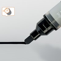 Viltstift Nobo glasbord assorti pak/4-3