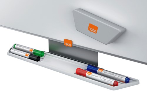 Viltstift Nobo glasbord assorti pak/4-2