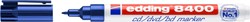 Viltstift Edding 8400 CD-Marker blauw