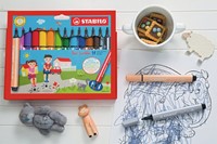 Viltstift STABILO Scribbi 368 etui pk/14-3